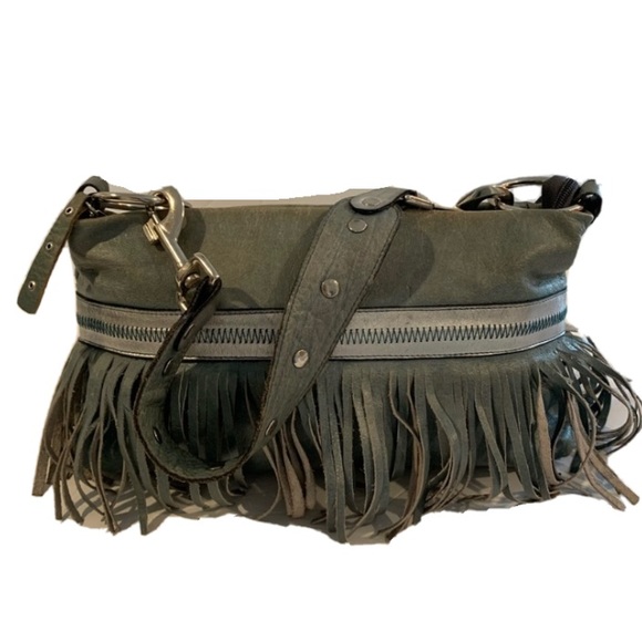 Bohemian Fringe Faux Leather Purse - Picture 1 of 12